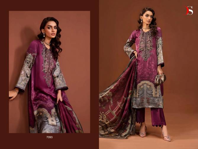 Mariab Silk By Deepsy Embroidered Satin Pakistani Suits Wholesale Shop In Surat
